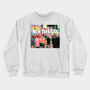 Times Square Crowd Crewneck Sweatshirt